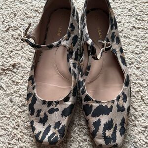 Cole Haan Women's Animal Print Mary Jane Flats